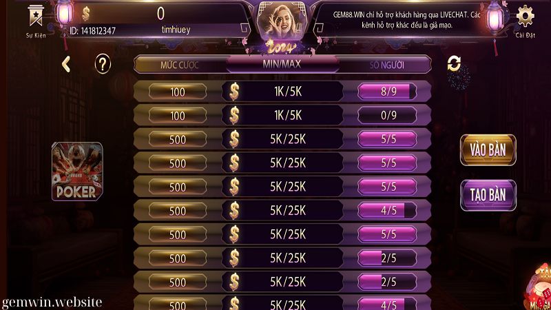 luat choi poker Luật chơi Poker đơn giản