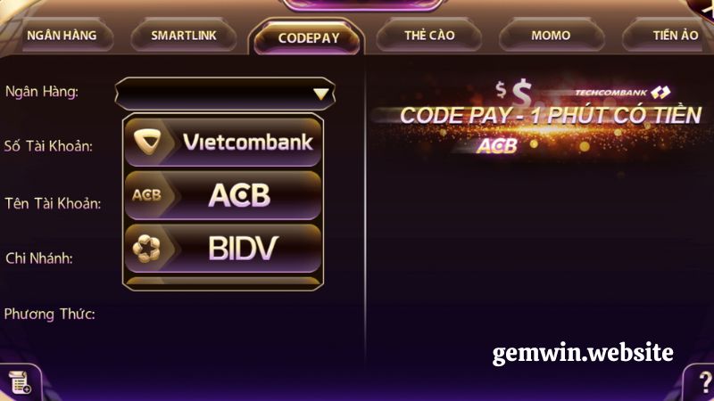 nap tien gemwin meo nho Những mẹo nhỏ khi giao dịch nạp tiền tại trang Genwin